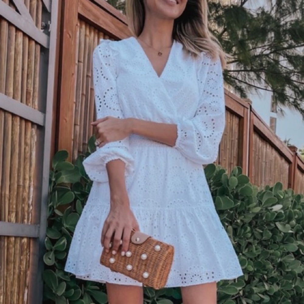 NWT 💝 Lilly Pulitzer Taviana Circle Bloom Eyelet White Dress